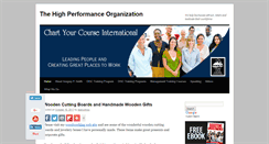 Desktop Screenshot of highperformanceorganization.com